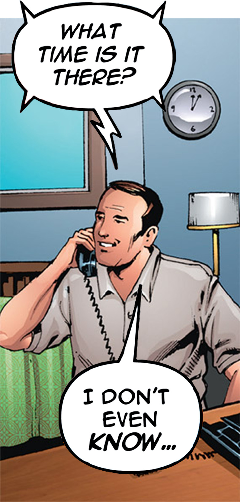 Late-night call raises time zone question.