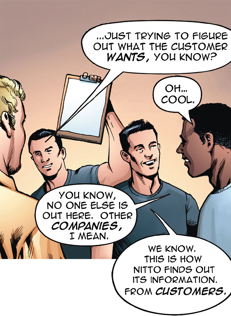 Representatives explain they learn directly from customers.